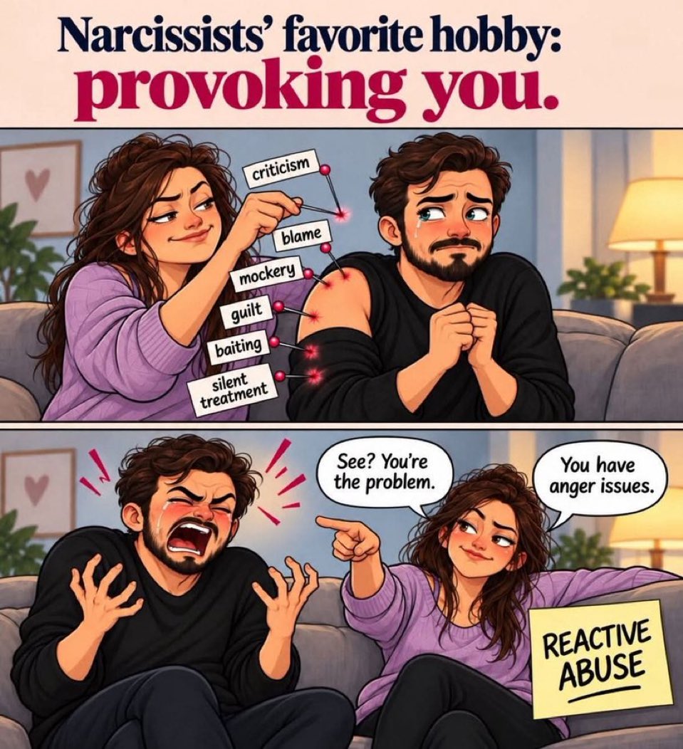 VetFather_Bill's tweet photo. Men always remember, reactive abuse is A TRAP - she already has the ambush set. 

Don’t be a sucker. 👇🏽 https://t.co/yxZdyU5Q4R