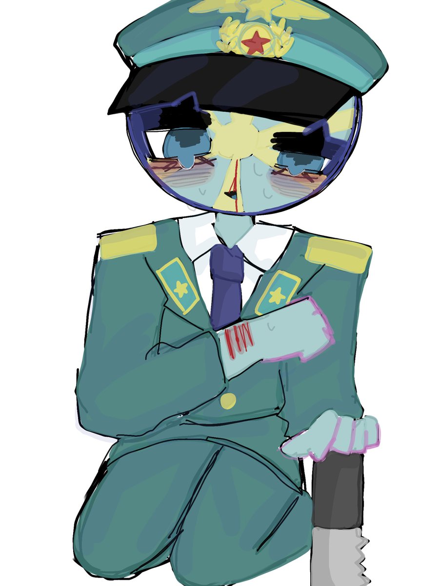 Seor385535's tweet photo. #カントリーヒューマンズ　#countryhumans 
Кровотечение из носа🩸 https://t.co/rTKymN97cn