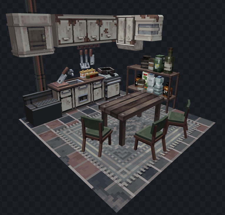 9xG67WDecrBe3xk's tweet photo. kitchen
#blockbench
#minecraftㅤ #pixelartㅤ #lowpoly https://t.co/DuJdExZtUE