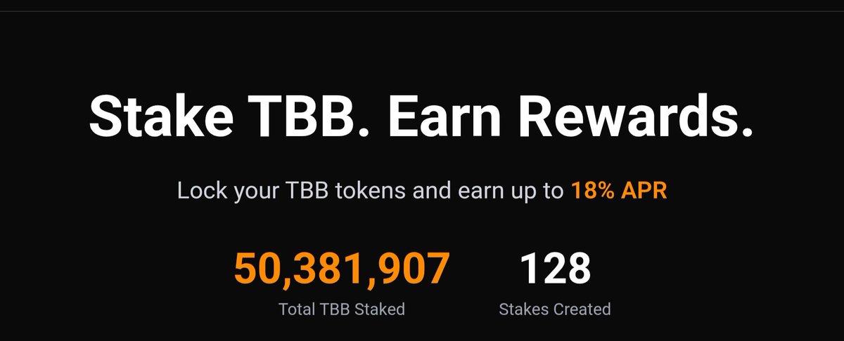 _AIMINI_'s tweet photo. Just DCA and STAKE $TBB 🚀🚀🚀 https://t.co/dUNggx94tV