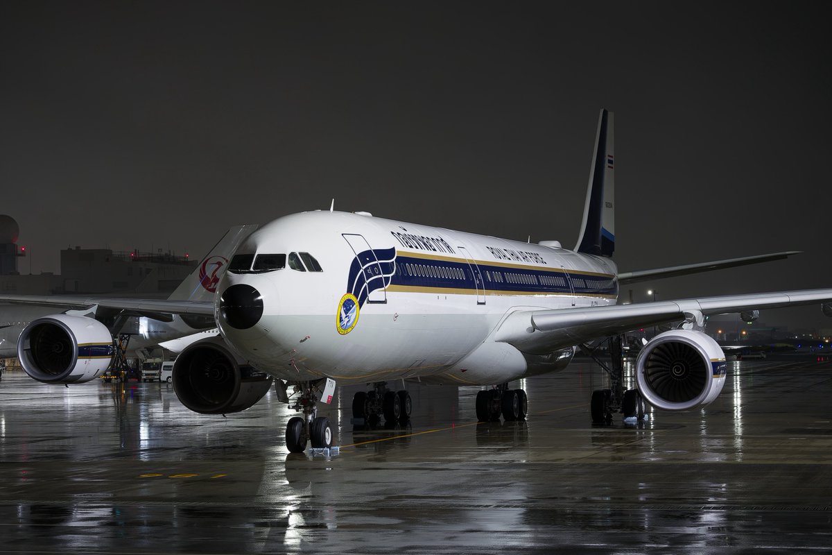 dechi_kooo's tweet photo. 2026/9/21   RJTT  HS-TYV
Royal Thai Air Force
Airbus A340-541 https://t.co/QZLmUo1SVQ