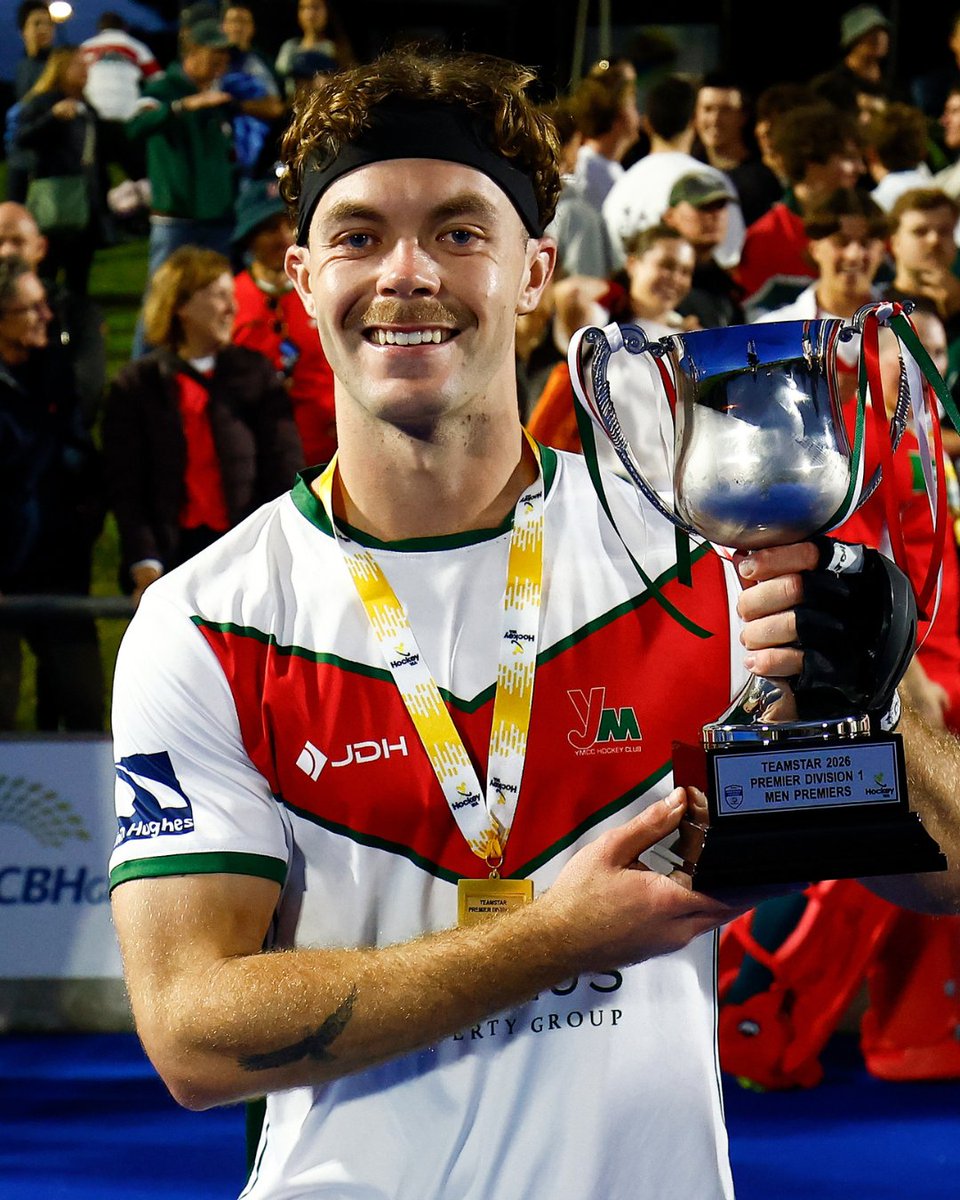 Kookaburras's tweet photo. A TeamStar Premier League title for Coops 🏆

Congratulations to Cooper Burns on helping YMCC Hockey Club win the TeamStar Premier League Grand Final on Saturday, with fellow Kookaburra Tyler Lovell also part of the premiership-winning side. 👏 https://t.co/kubqtKiWAl