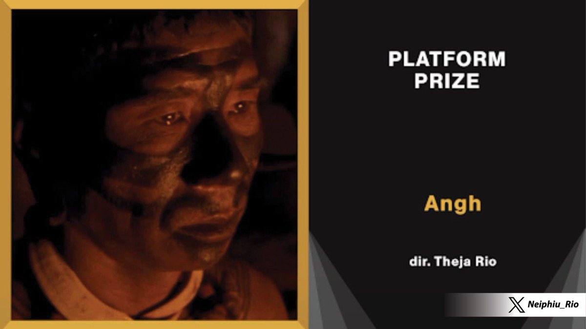 Neiphiu_Rio's tweet photo. Congratulations to Director @RioThejario and the team of 'ANGH' on winning the prestigious Platform Prize at @TIFF_NET. This historic win marks a proud moment for Nagaland and India, and carries a Naga debut onto the Oscar journey. https://t.co/YVMz2Uj1tA