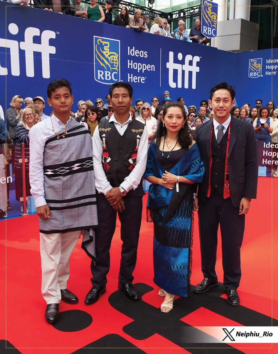 Neiphiu_Rio's tweet photo. Congratulations to Director @RioThejario and the team of 'ANGH' on winning the prestigious Platform Prize at @TIFF_NET. This historic win marks a proud moment for Nagaland and India, and carries a Naga debut onto the Oscar journey. https://t.co/YVMz2Uj1tA