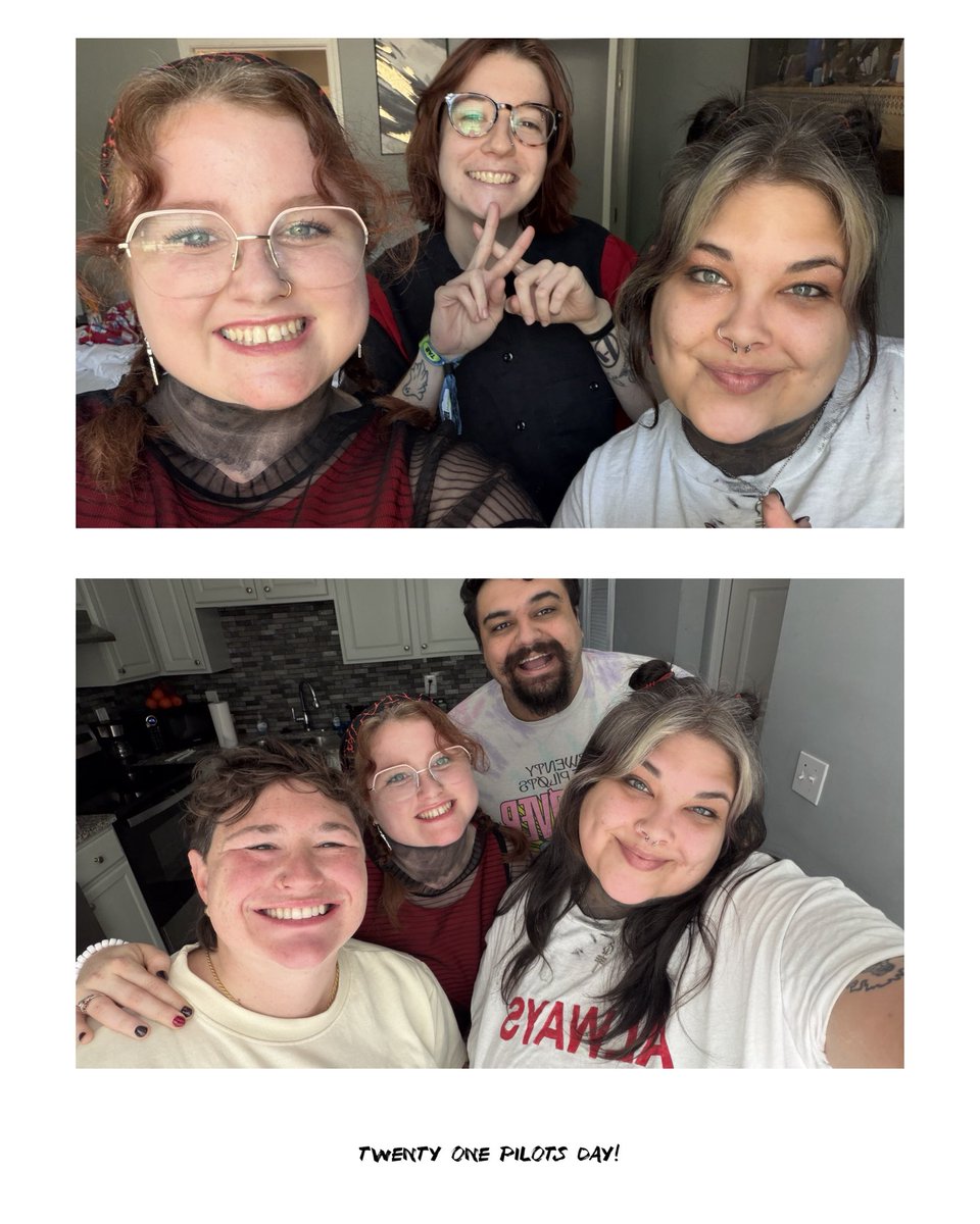 fueledbyrainen's tweet photo. my friend group may have been the only ones to enjoy the show last night… after everything we went through yesterday, finally getting to see the pilots was beyond worth everything, and i’d do it all over for the great time had with my friends. https://t.co/C4HqeFrWm2