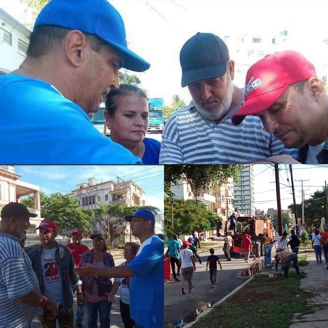 IzquierdoAlons1's tweet photo. Participamos en trabajo voluntario, en la calle Calzada en Plaza de La Revolución, como parte del movimiento político Mi Barrio por la Patria.
#LaHabanaDeTodos
#LaHabanaViveEnMí https://t.co/kUTLkonjis