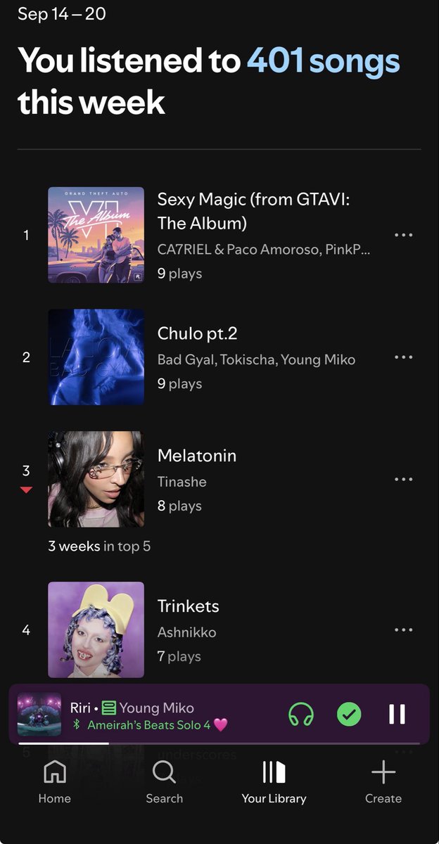 pinksimulati0n's tweet photo. music this week :) https://t.co/XqkEysIKmD