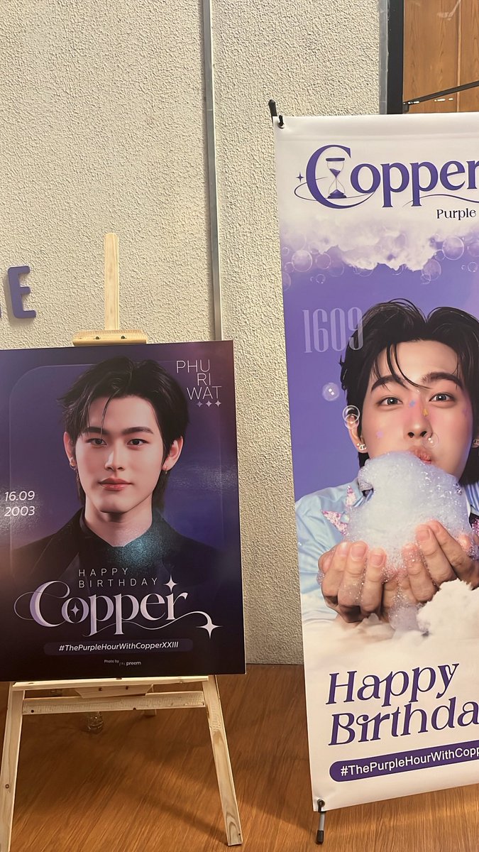 muromumi's tweet photo. พึ่งมีเวลาเช็คอิน เมื่อวานสนุกมาก

#Copperphuriwat
#ThePurpleHourWithCopperXXIII https://t.co/QFtxQhQfuR
