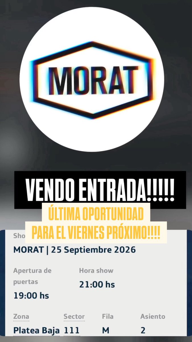 roominagrosso's tweet photo. #Morat https://t.co/aHVFOsIVHV