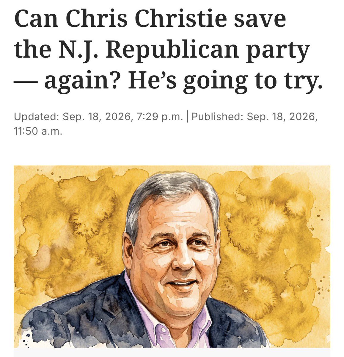 RogerJStoneJr's tweet photo. Chris Christie?

The only thing this fat fuck is going to save is room for his third dessert.

• https://t.co/0iDJRIE1uC