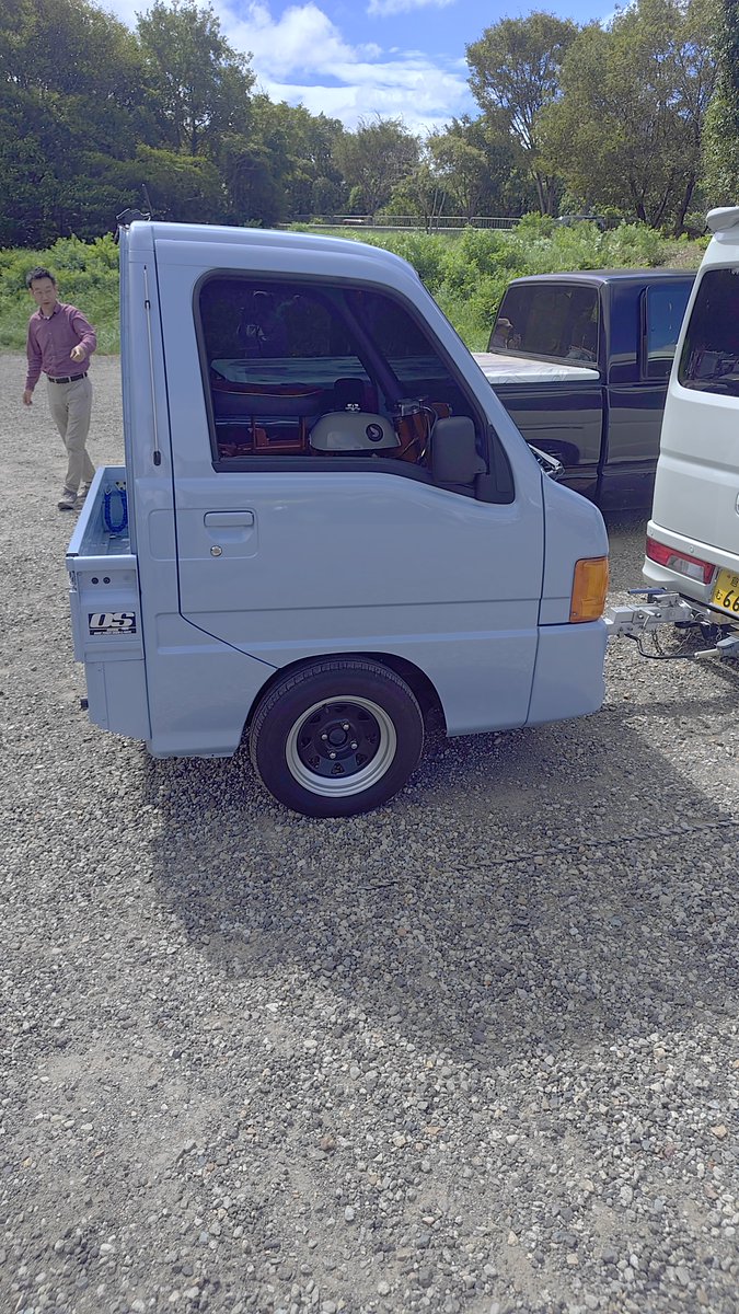 killbillSD's tweet photo. もうこれ優勝やな🫪荷台じゃなくて運転席を牽引する発想が凄いわ。 https://t.co/zth9lAdq0L