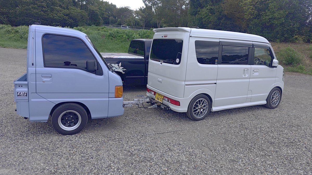 killbillSD's tweet photo. もうこれ優勝やな🫪荷台じゃなくて運転席を牽引する発想が凄いわ。 https://t.co/zth9lAdq0L