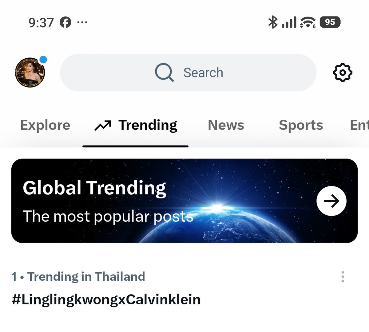 BestKwong511_CN's tweet photo. We did it! #LinglingkwongxCalvinklein is now No.1 Trending in Thailand!

#LinglingKwong @linglingsirilak
#CalvinKlein @CalvinKlein https://t.co/YmQACUWWLW