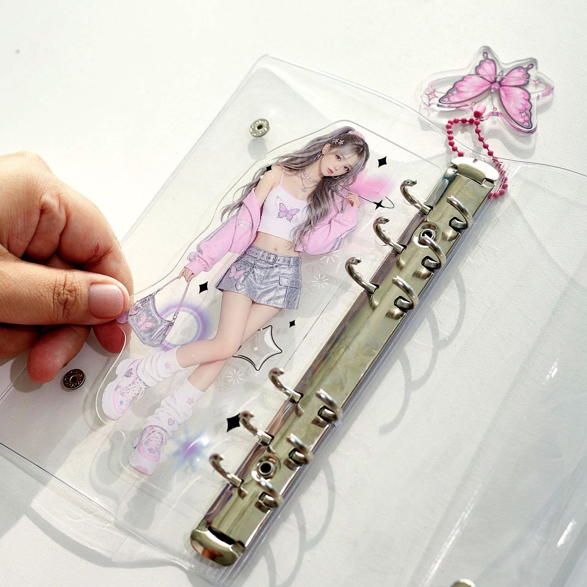 allthatprinting's tweet photo. How far would you go with planner decorating? 👀
We went all the way to acrylic pages.
Transparent, custom-shaped, and totally yours ✨
 Acrylic Binder Refills are here! 
💘 https://t.co/NU9zbLMJrs https://t.co/r1YlbstoQK