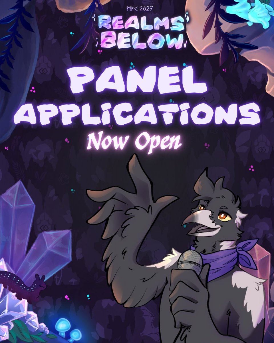 melbfurcon's tweet photo. ๐ฃ MFC 2027 PANEL APPLICATIONS NOW OPEN ๐ฃ
Fill out the form and a member of our Panels team will reach out; no prior experience needed! โจ
๐ APPLY: https://t.co/laNupqHrRf
Apps close October 21 2027. Apply now!
#MFC27 #MelbFurCon #Furry #FurryFandom #Panel #PublicSpeaking https://t.co/TDIfP6aCQo