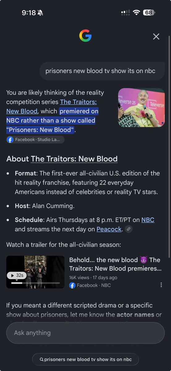 RiggedForBooks's tweet photo. @Saul_GoodMcGil2 NBC promoted this show as they showed this on tv https://t.co/70CB7lCoqm