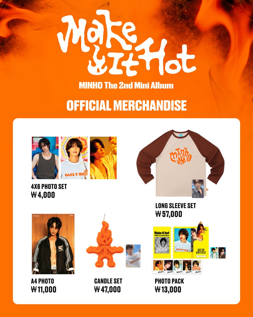 smtown_andstore's tweet photo. MINHO The 2nd Mini Album 'Make it hot' 
OFFICIAL MD SALES NOTICE

🔥Make it hot🔥 
민호의 두 번째 미니앨범,
바로 그 뜨거운 순간을 담은 MD가 찾아왔어요!

📆2026. 9. 21 (MON) 15:00 ~ 2026. 9. 27 (SUN) 23:59 (KST)

📍Berriz X SMTOWN &STORE (@berrizshop) 
🔗https://t.co/Uw7sbfkdmM

📍SMTOWN &STORE
🔗https://t.co/eab802VpWV

#MINHO #민호
#Makeithot #MINHO_Makeithot 
#SMTOWNandSTORE #andSTORE 
#에스엠타운앤드스토어 #앤드스토어 #AllaboutYourCeleb