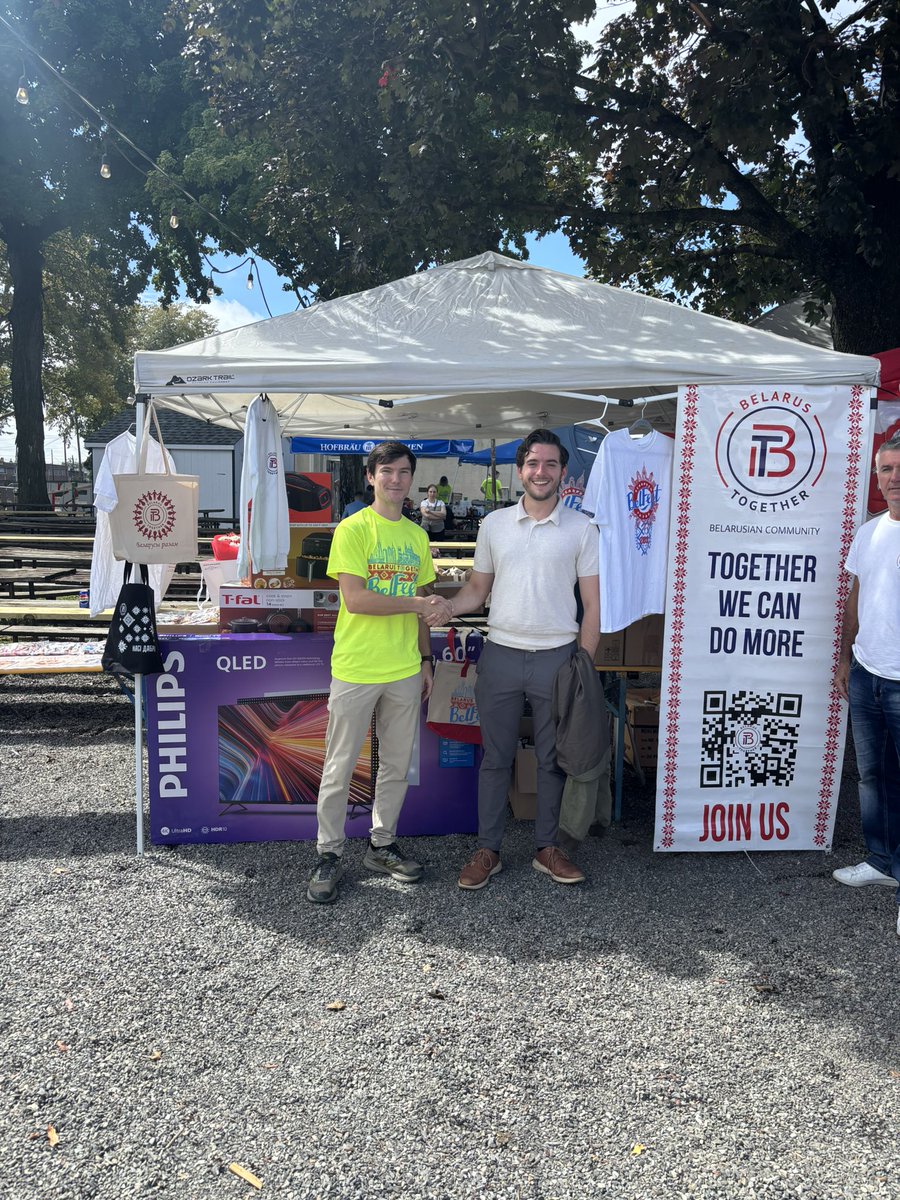 josephspicozzi's tweet photo. Great spending last Sunday at BelFEST 2026 celebrating the Belarusian community right here in Northeast Philadelphia! 🇧🇾 It was wonderful to see so many neighbors come together to celebrate their culture and community. Thank you to Belarus Together for putting it on! https://t.co/e82KLrmI7e