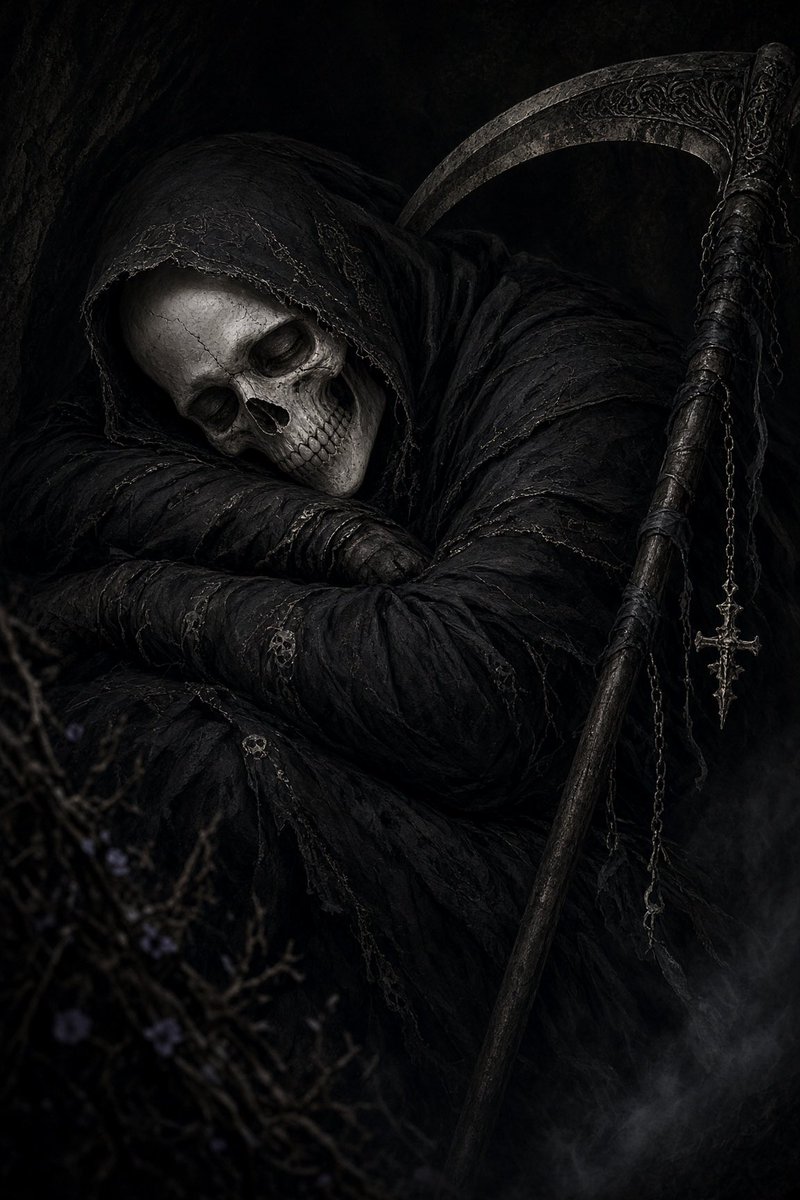 ShadowQuill9's tweet photo. Angel of death resting for WWIII https://t.co/zzEs0oMPqk