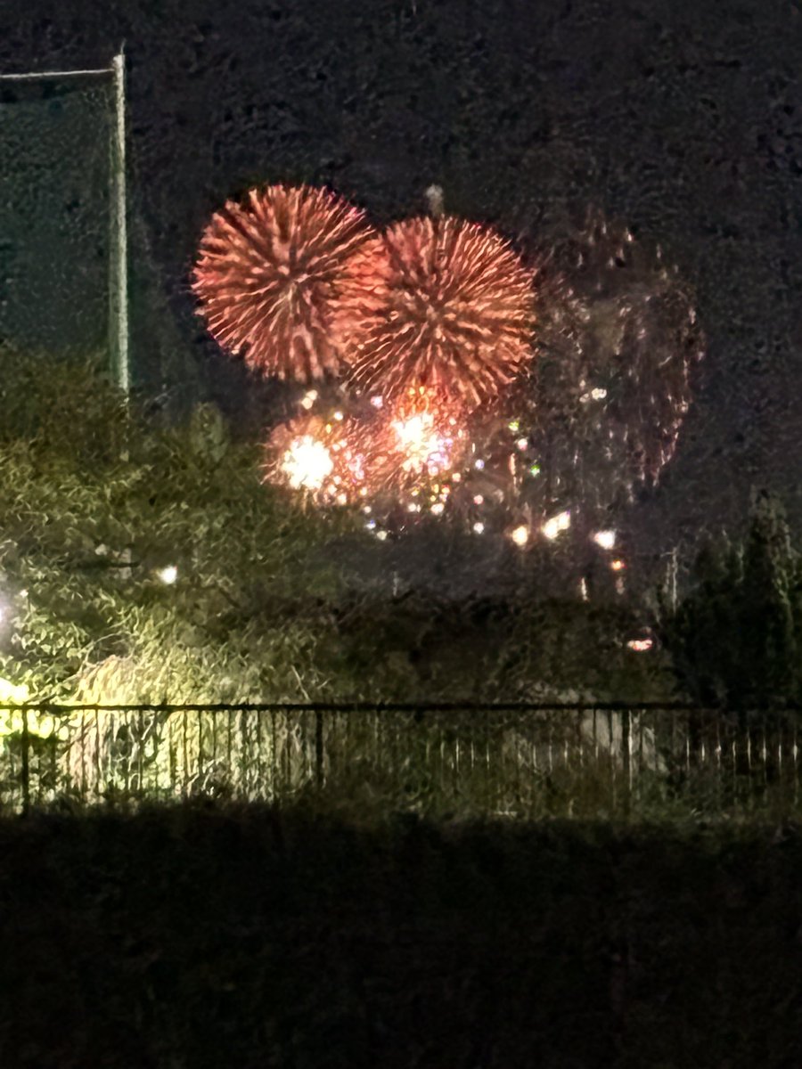 sunkokosunmiya's tweet photo. 昨日は我が市の花火大会でした。愛犬夜散歩コースより！ https://t.co/bUR3hi71J5