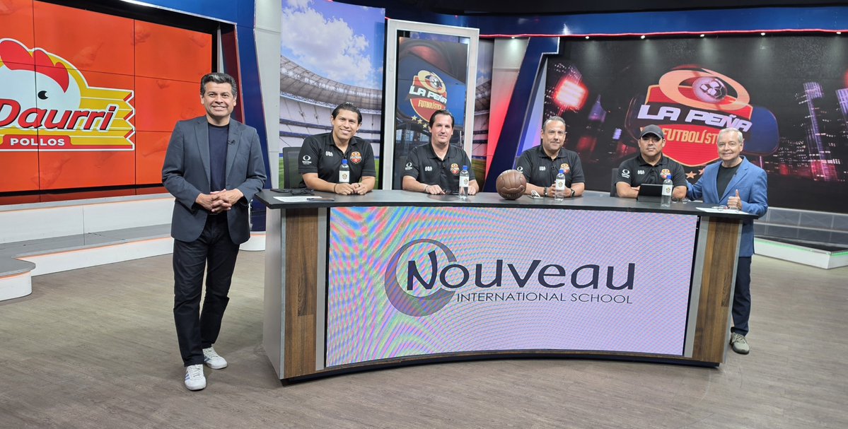 lapfutbolistica's tweet photo. Ya llegaron los peñistas al estudio de @lapfutbolistica de @TelevisaMty.  Gracias a @venturandres10, @erickguillen79, @fvanegas16 y Alfredo González. Iniciamos a las 8 pm https://t.co/abjcJEkMCB