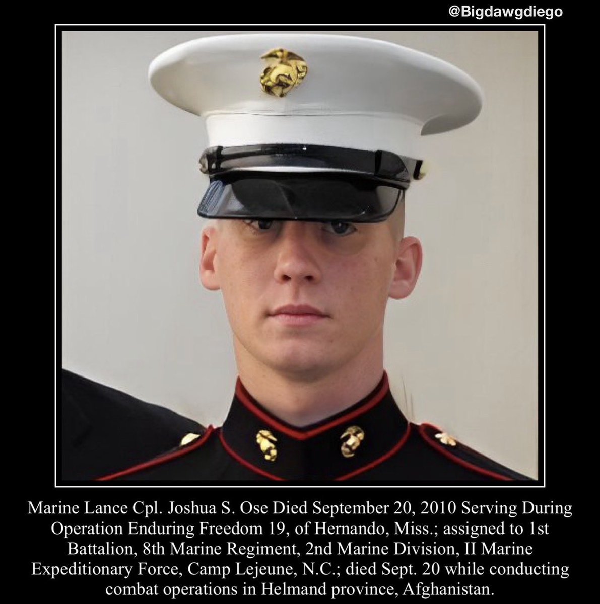 bigdawgjdub's tweet photo. "They say no man is truly Dead until he is
Forgotten, so Today I say your name so you are not."
#nooneleftbehind #rememberthefallen #warrior #usmc #marines #1stbattalion8thmarineregiment #2ndmarinedivision #iimarineexpeditionaryforce https://t.co/jKCR8sYF7k