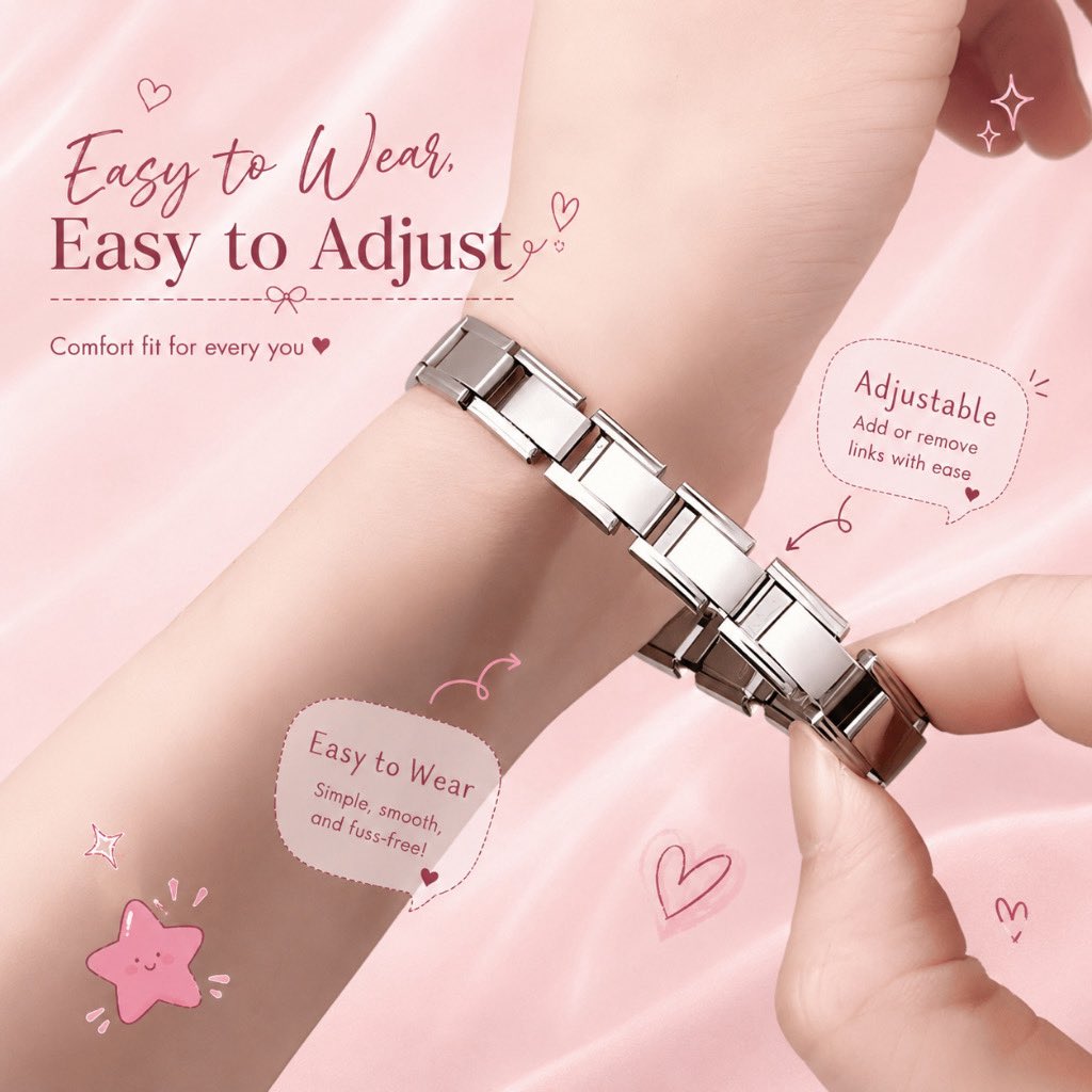 ubeIiy's tweet photo. 🎀🎐akhirnuaaaa nemu toko yang jual Italian bracelet gemess dan bisa custom charm sesuai sama selera kita! cantik banget ga sih? 😍 https://t.co/11x0Nle4y1
