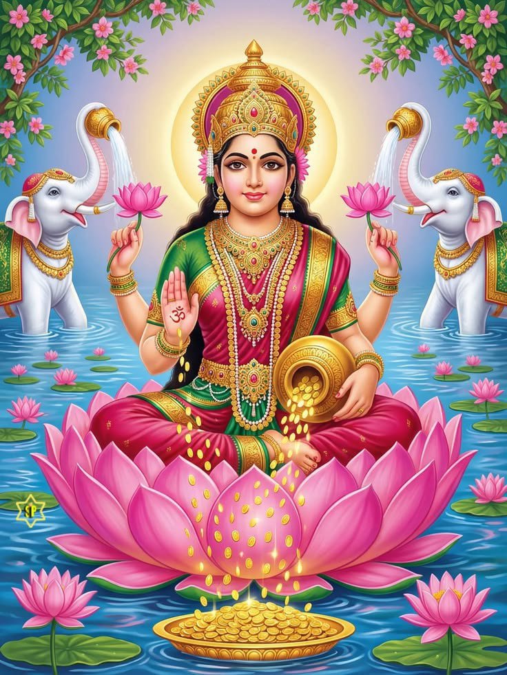 AkshitaL_'s tweet photo. माँ वैभवलक्ष्मी का अद्भुत अलौकिक दर्शन.!!🙏 https://t.co/gxZsSvfrhS