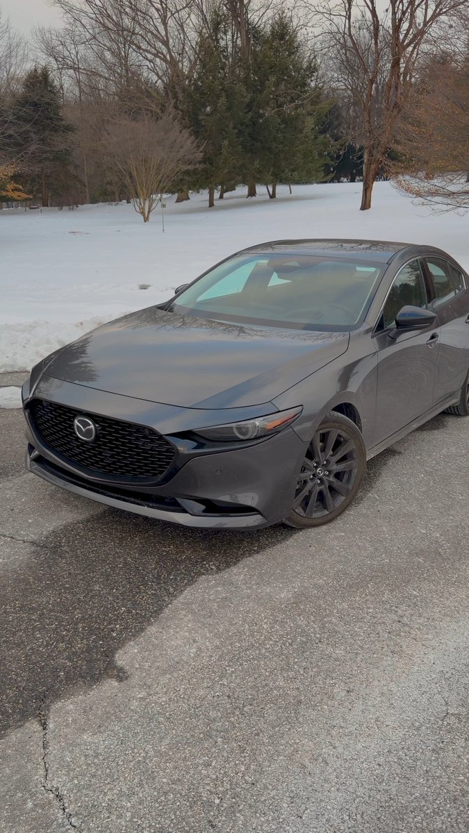 actev_1's tweet photo. The 2026 Mazda3 Turbo Premium Plus proves affordable cars can still feel premium, with turbo power, sharp handling, and a driver-focused interior. Is it still the best driver’s car in the compact segment? https://t.co/yJbWVKFdMd