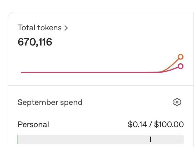 CapitalNoma's tweet photo. token costs free with open AI but I guess it depends on what your trying to do .. https://t.co/nOin4poB5M