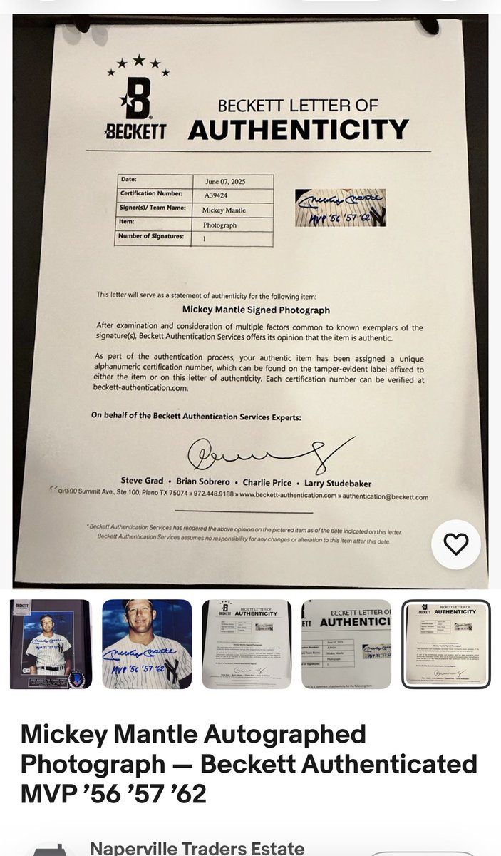 gameusedjunky's tweet photo. Good thing your database is down @beckettcollect so now people can forge stickers and letters meanwhile collectors can’t check. @eBay https://t.co/OKPdq7R8Qw