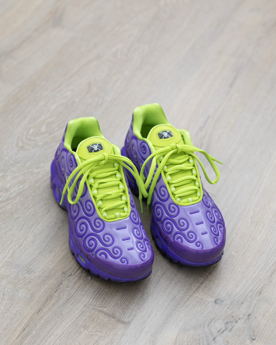 houseofheat's tweet photo. One Piece x Nike Air Max Plus "Gomu Gomu" 🍇

• September 25th
• $210 https://t.co/BA4ZtpTC2c