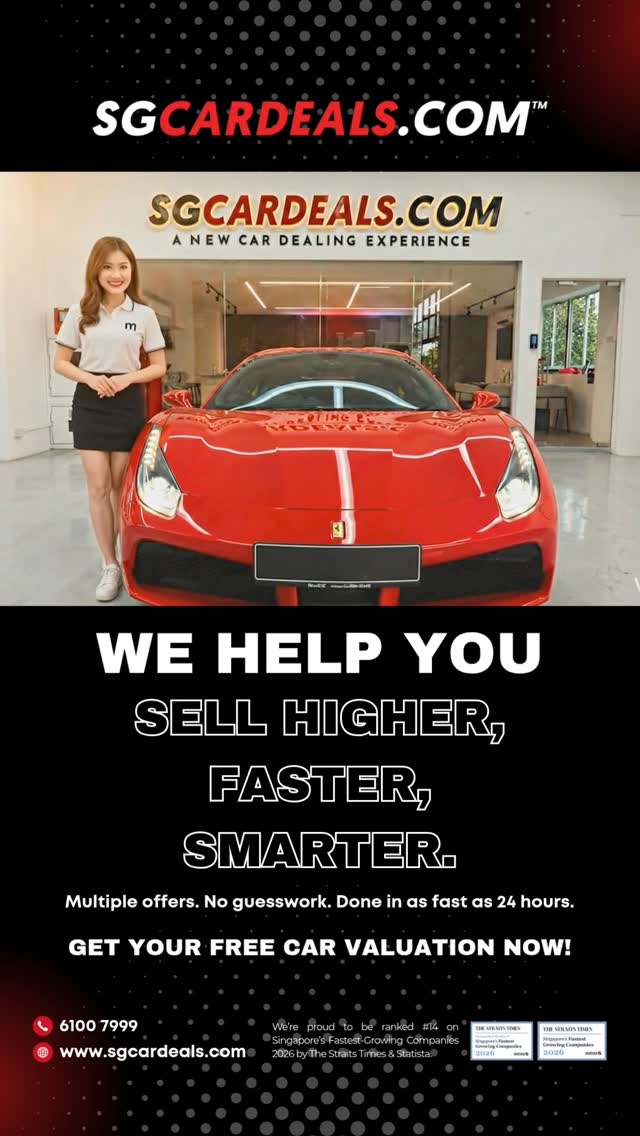BarclaysBxtch's tweet photo. Experience the SGCARDEALS difference. Sell with confidence: higher value, faster turnaround, smarter process. DM us for your free valuation. +65 6100 7999 | ask@sgcardeals. com https://t.co/9JgN0fLfjz