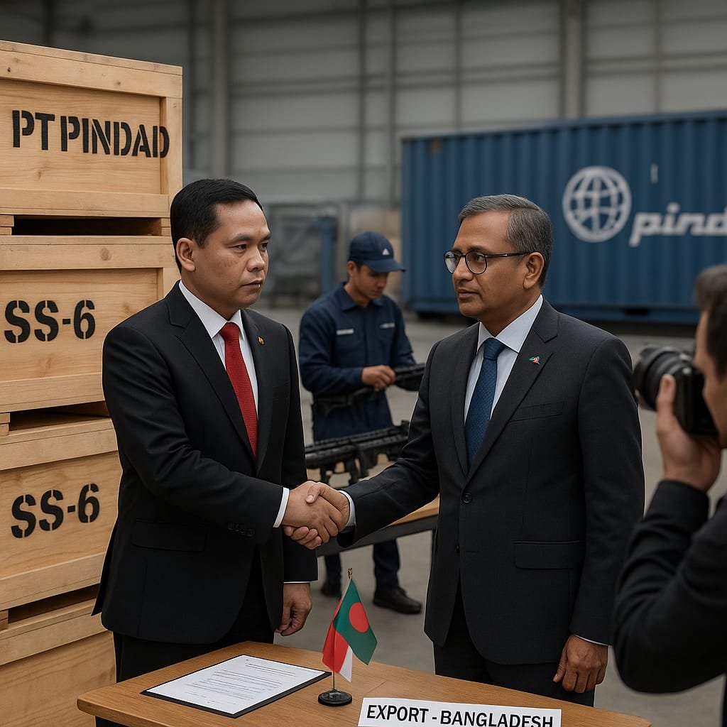 strategikaid_'s tweet photo. PT Pindad Raih Kontrak Ekspor Senapan Serbu ke Bangladesh: Bukti Daya Saing Industri Pertahanan Nasional

Baca selengkapnya di https://t.co/Zii15SJK8V

#dayasaingnasional #eksporsenjata #industripertahanan #lewatberanda https://t.co/SaUctZmx6J