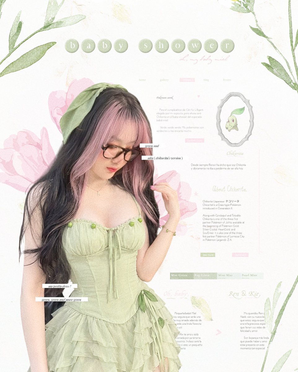 sylphist's tweet photo. ㅤㅤsep 20, 𖧧 boy or girl?... #𝓘𝒞hoose𝒴ou, chikorita! ❦ soon, the most beloved little bee will be with us —&amp; i am a happy aunt. ( our-baby-bee, it's definitely a girl, tss, ♥︎🍃 ) https://t.co/UgdFqAHMDB