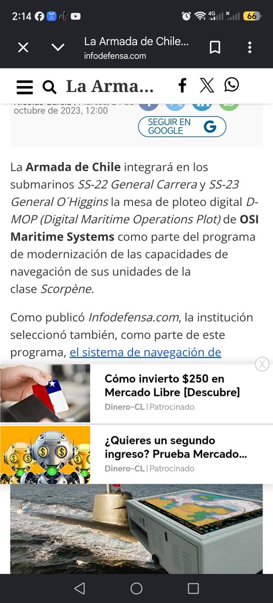 ArayaOctav's tweet photo. Otro elemento modernizado es el sistema D-MOP.
MESA DE PLOTEO DIGITAL MARITMA, ES LA MESA DE PLOTEO Y NAVEGACION EN CARTA MÁS AVANZADA DE LOS SUBMARINOS ACTUALES DE LA OTAN. https://t.co/v9q6vdcnBi