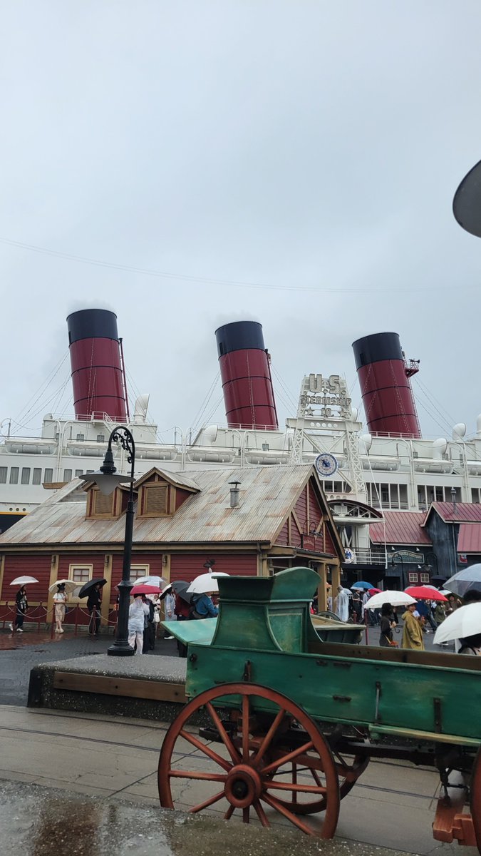 tn19951228's tweet photo. 台風の中ディズニー(笑)
人が少なくて朝イチのトイマニも20分で乗れた✨ https://t.co/PNmBlevm7q