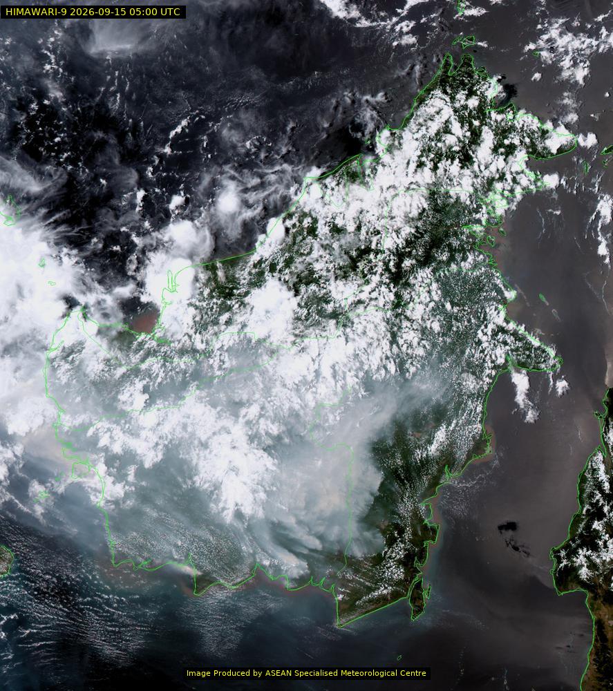 Teguhwidiarto's tweet photo. Mohon maaf, jika "badnews" ini lewat di TL kalian, 
Mohon maaf juga, kami tidak bisa ikutan "enjoy this dry season"

Ini penampakan Kalimantan, tanggal 20 - 21 September 2026,
dari Citra Satelit Suomi-NPP ; NOAA-20 dan Himawari-9 dari ASMC

Kepada siapa kami harus berkeluh kesah? https://t.co/98hdLO2KxW