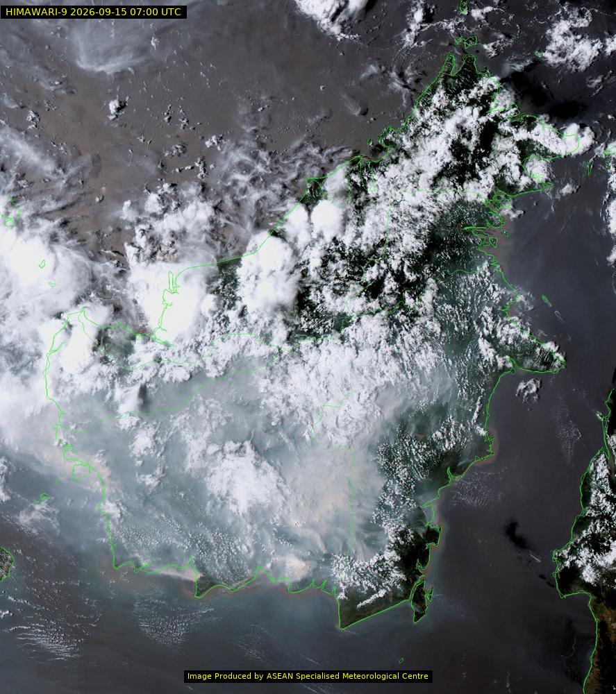 Teguhwidiarto's tweet photo. Mohon maaf, jika "badnews" ini lewat di TL kalian, 
Mohon maaf juga, kami tidak bisa ikutan "enjoy this dry season"

Ini penampakan Kalimantan, tanggal 20 - 21 September 2026,
dari Citra Satelit Suomi-NPP ; NOAA-20 dan Himawari-9 dari ASMC

Kepada siapa kami harus berkeluh kesah? https://t.co/98hdLO2KxW