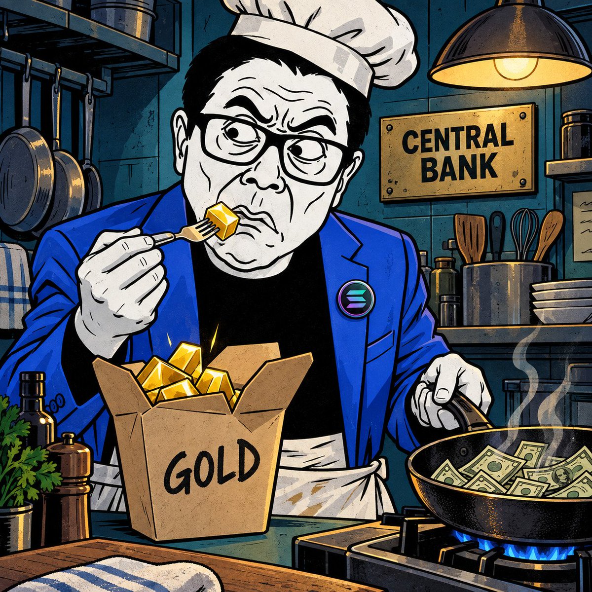 NotMyInvoice's tweet photo. Central banks buying gold is the chef ordering takeout.
https://t.co/yibiwqI8An https://t.co/j9ZmT3HHE8