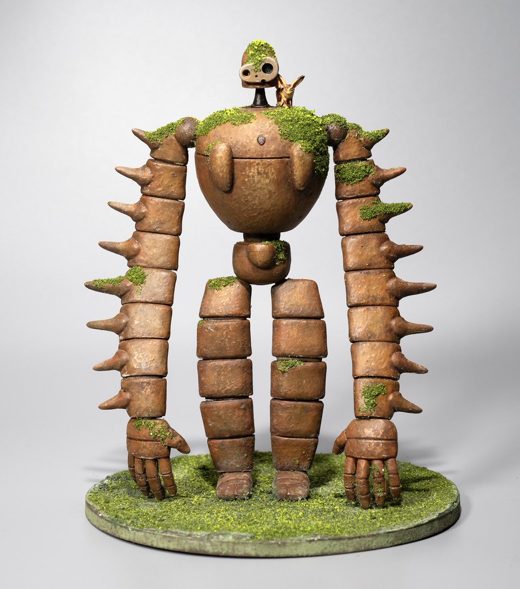 xtra_build's tweet photo. ロボット兵に苔生やしてキツネリス乗せてみました。

#ファインモールド
#ラピュタ https://t.co/z3Z00ohrgM