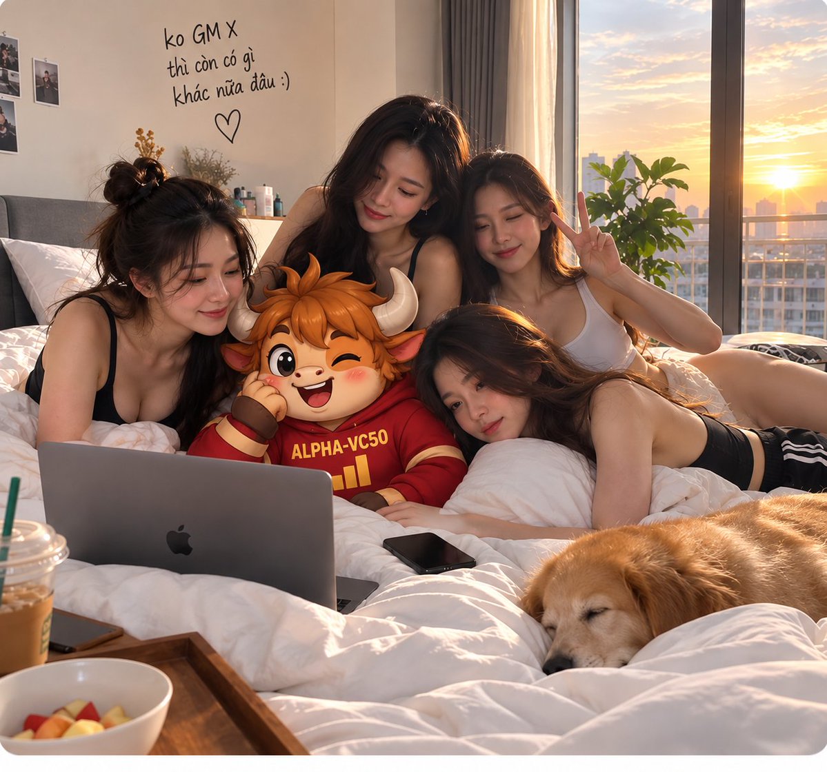 alpha_vc50's tweet photo. Hoàng hôn ấm áp cùng bò ALPHA-VC50 
#alpha_vc50 #vnindex #cophieu #stock #cophieuvietnam #taichinh #taisan https://t.co/YOSnG1PkmN
