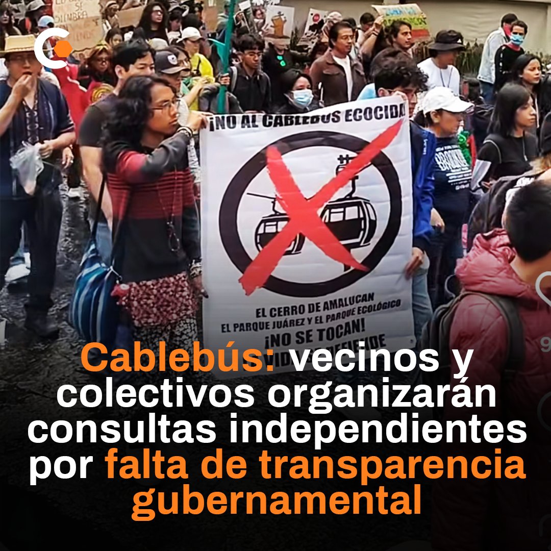 SomosCiudadCero's tweet photo. Vecinos de Puebla y el Colectivo Hermanos Serdán organizarán asambleas comunitarias independientes para exigir transparencia sobre el proyecto del Cablebús.

La decisión surge tras considerar que las reuniones convocadas por el Gobierno del Estado carecen de información suficiente y de mecanismos reales de participación ciudadana.

Los habitantes de colonias como Santa Bárbara Huexotitla y Resurgimiento cuestionan que las citas oficiales se avisen con poco margen y se difundan por WhatsApp a través de personas sin representación legítima.

Además, denuncian que durante estos encuentros se han ofrecido servicios básicos —como agua, bacheo y alumbrado— a cambio de aceptar la obra.

Las preocupaciones de la ciudadanía se centran en posibles expropiaciones, la pérdida de privacidad por el paso de las cabinas sobre sus viviendas y el impacto ambiental. 

En el caso de Huexotitla, personal de la empresa constructora Doppelmayr ya realiza trabajos topográficos y ha marcado decenas de árboles para su tala, lo que incrementa la incertidumbre sobre las modificaciones al entorno.

En el ámbito legal, el colectivo anunció la presentación de dos nuevos amparos para suspender los trabajos iniciados cerca del Centro Escolar Niños Héroes de Chapultepec. 

Los recursos buscan proteger los derechos de la infancia y el patrimonio cultural, argumentando que el proceso actual incumple la normativa de movilidad y el Acuerdo de Escazú sobre participación ambiental. 

Cabe recordar que las asambleas oficiales del gobierno comenzaron el pasado 11 de septiembre como respuesta a las primeras movilizaciones en contra de la obra, con el objetivo de atender dudas y exponer los beneficios del proyecto.

#Cablebús #Puebla