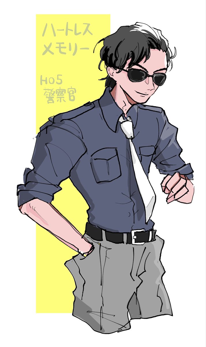 waterwheel4696's tweet photo. @manafuroidmude ハトメモのHO5さんをお借りしました〜！TLで立ち絵お見かけした時から佇まいが好きで…サングラス大正義キャラデザ供給をありがとうございます。 https://t.co/Sz0IwHyUhR