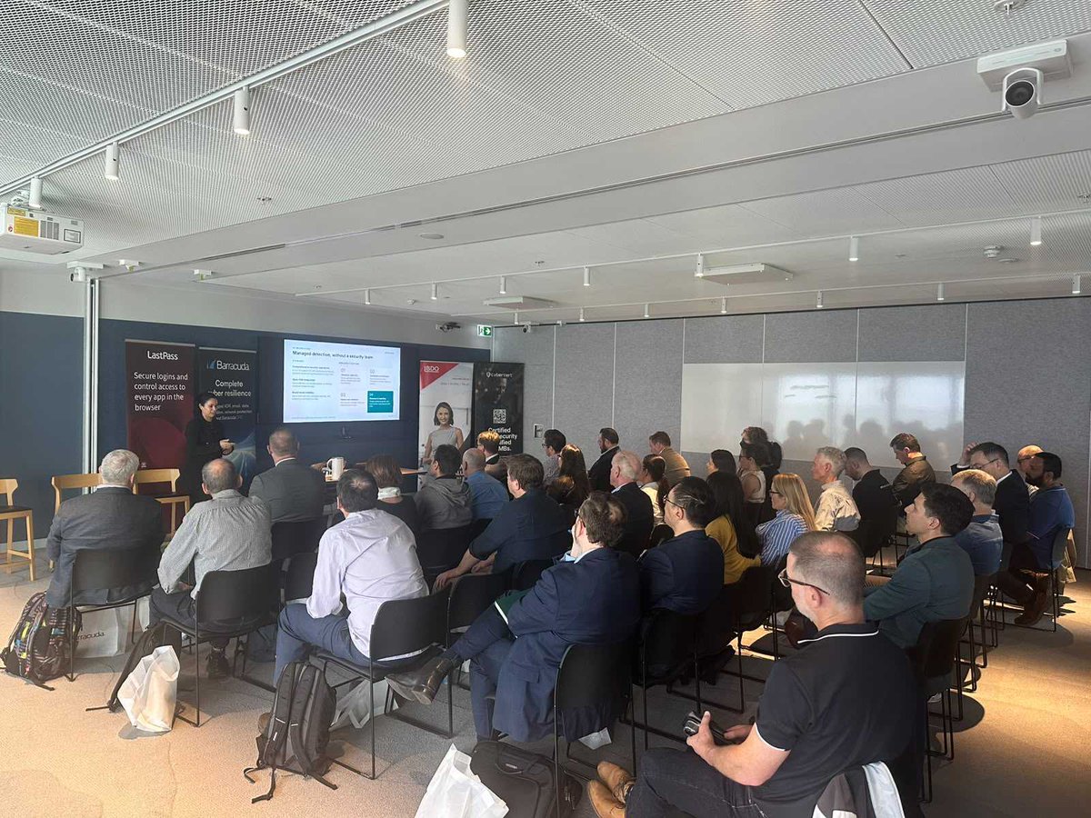 BarracudaMSP's tweet photo. How can the channel help make cyber resilience practical for organisations without dedicated security teams? That question was front and centre at the Brisbane NFP &amp; SMB Cyber Resilience Summit this week.

#BarracudaONEplatform #SMB #cybersecurity https://t.co/mLqMAQEX9K