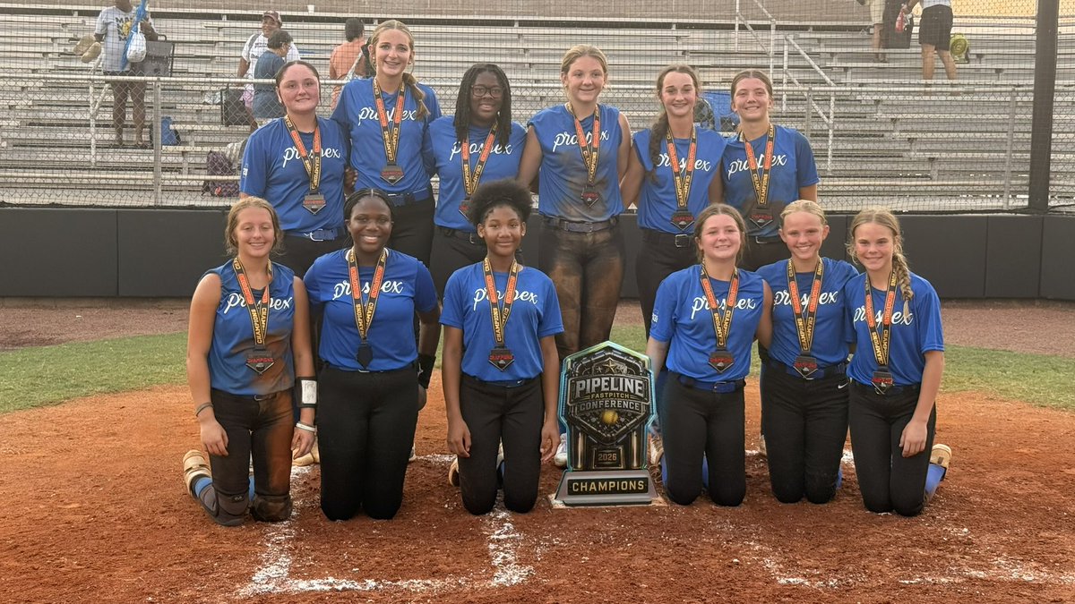 MBPolk2031's tweet photo. Pipeline League Champions! 

Thank you to @EMCC_SBALL for letting us play on your campus. Also thank you to @ECCCSoftball @PearlRiverSB @MCCEaglesSB @MGCCCSoftball for hosting games at your campuses over the past few weeks. https://t.co/H35sdWyLE6