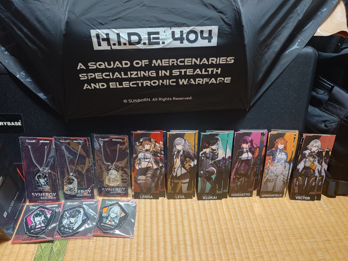 aogamobluedack2's tweet photo. 昨日の戦利品、大公開〜

ドルフロPOPUP、協戦補給
マイトリーのダミーカートと空薬莢

朝イチ甘寧一番乗りした甲斐あって欲しいもの全部回収できました〜😎

…そして何故かダミーカートまで増えたww
(ﾚｲちゃんカスタムにたきにゃの銃の撮影にも使えるからね) https://t.co/cYdlQRbObC