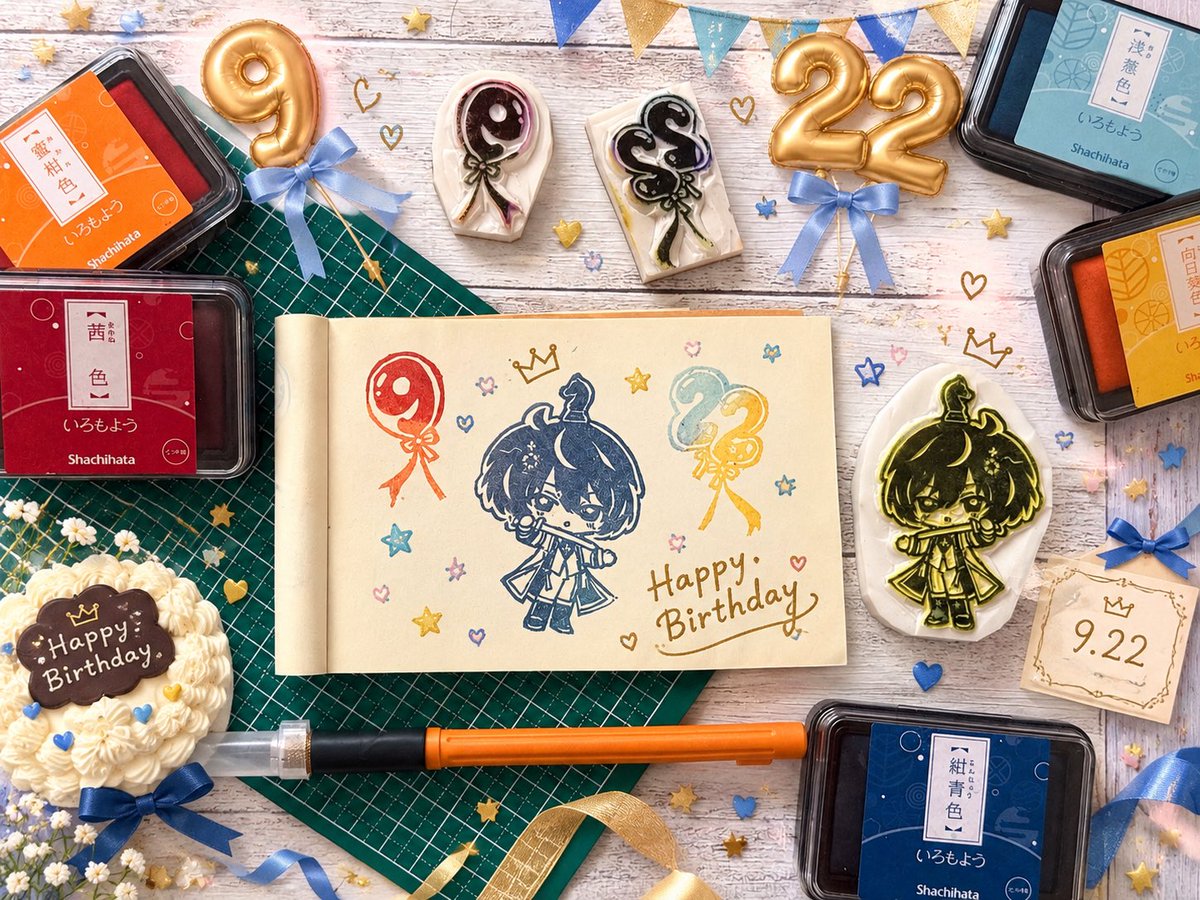 mai05454645's tweet photo. 💙𝐇𝐚𝐩𝐩𝐲 𝐁𝐢𝐫𝐭𝐡𝐝𝐚𝐲💙

⚜️Ritsu Sakuma⚜️

 #消しゴムはんこ 
 #消しはん 
 #朔間凛月誕生祭2026 
 #朔間凛月生誕祭2026 
 #朔間凛月 #あんスタ https://t.co/iQ0kk7zEXX