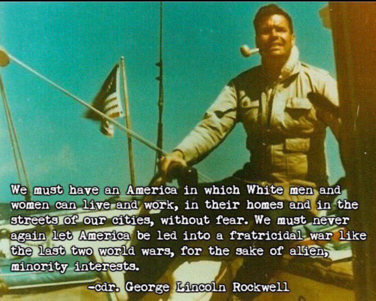 daisyfren's tweet photo. Gn frens! Sleep well.
Rest in power, George Lincoln Rockwell 🤍 https://t.co/lWbMFsDbl0
