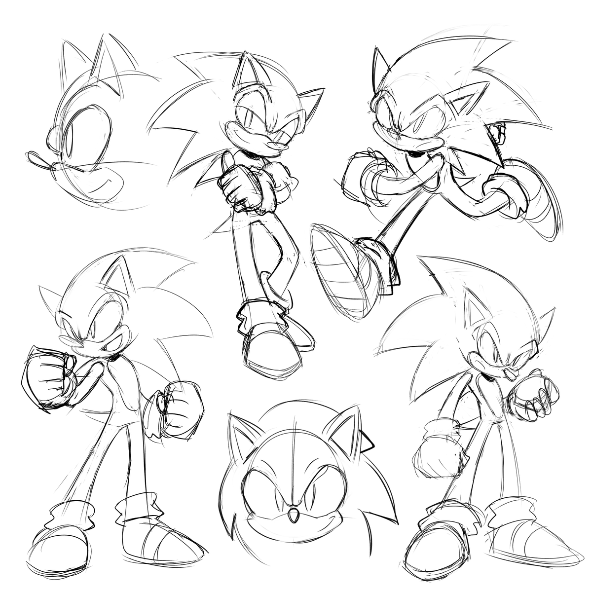yumethewolf's tweet photo. Practicing Sonics! (I used a bunch of official artwork as reference, I'm still learning x3)

#ソニック #sonicthehedgehog https://t.co/1BHyaii8Oi